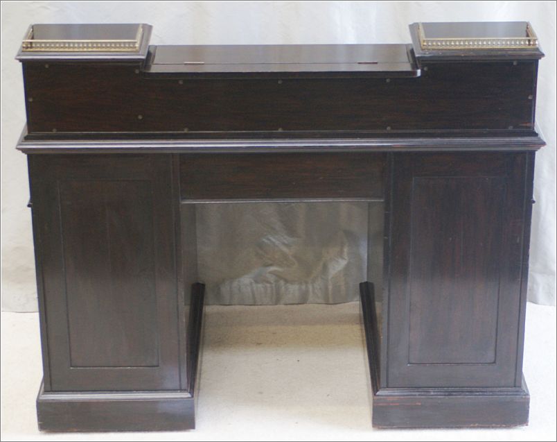 4030 Antique Mahogany Writing Desk by Maple & Co (10)